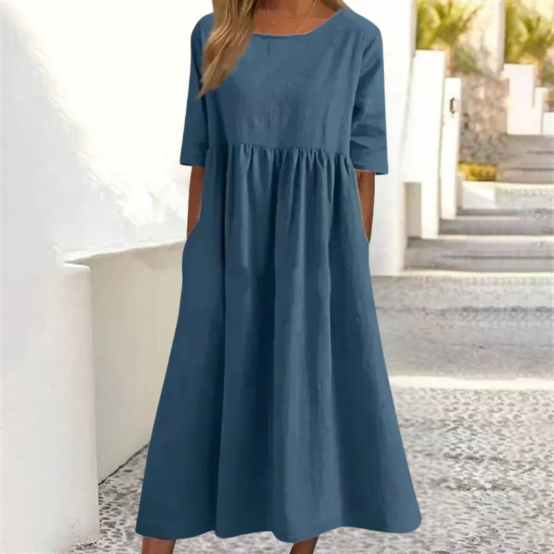 Summer Dress for Women with a Relaxed Fit | Midi