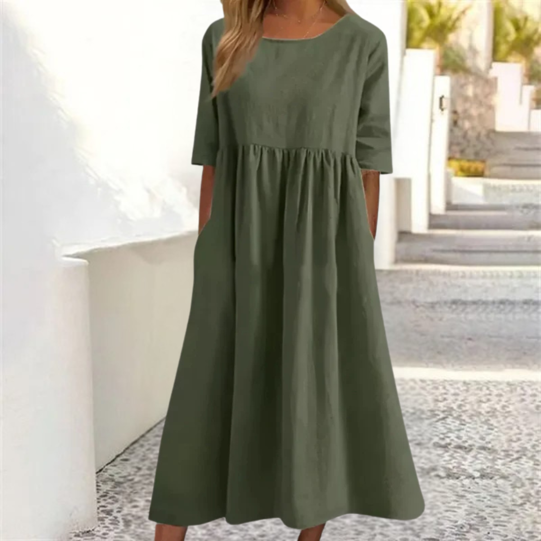 Summer Dress for Women with a Relaxed Fit | Midi