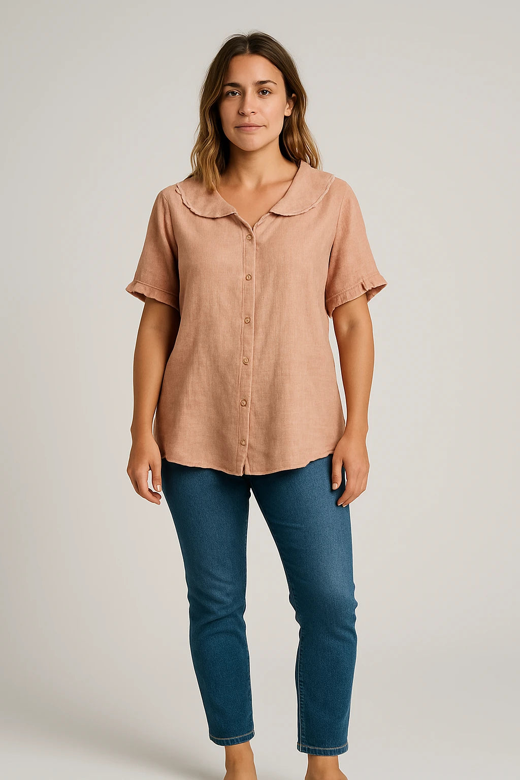 Mens Spring Shirt with Relaxed Fit – Retro Style – Lightweight and Breathable Design - Image 4