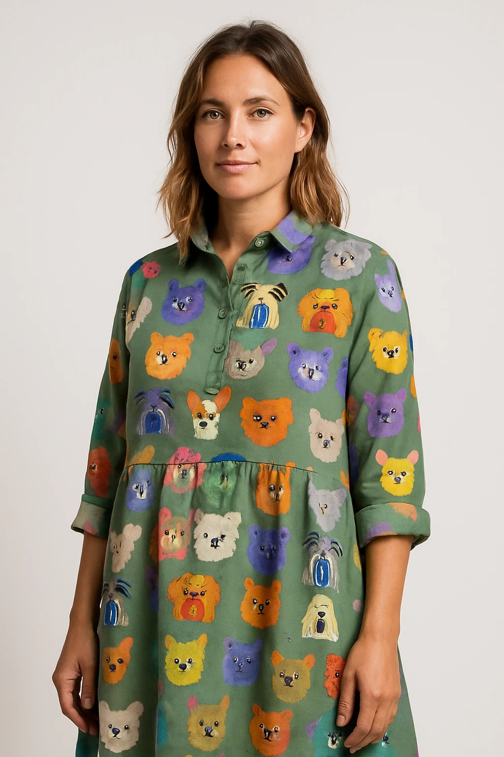 Womens All-Season Fashion Top with Relaxed Fit and Unique Design Features - Image 12