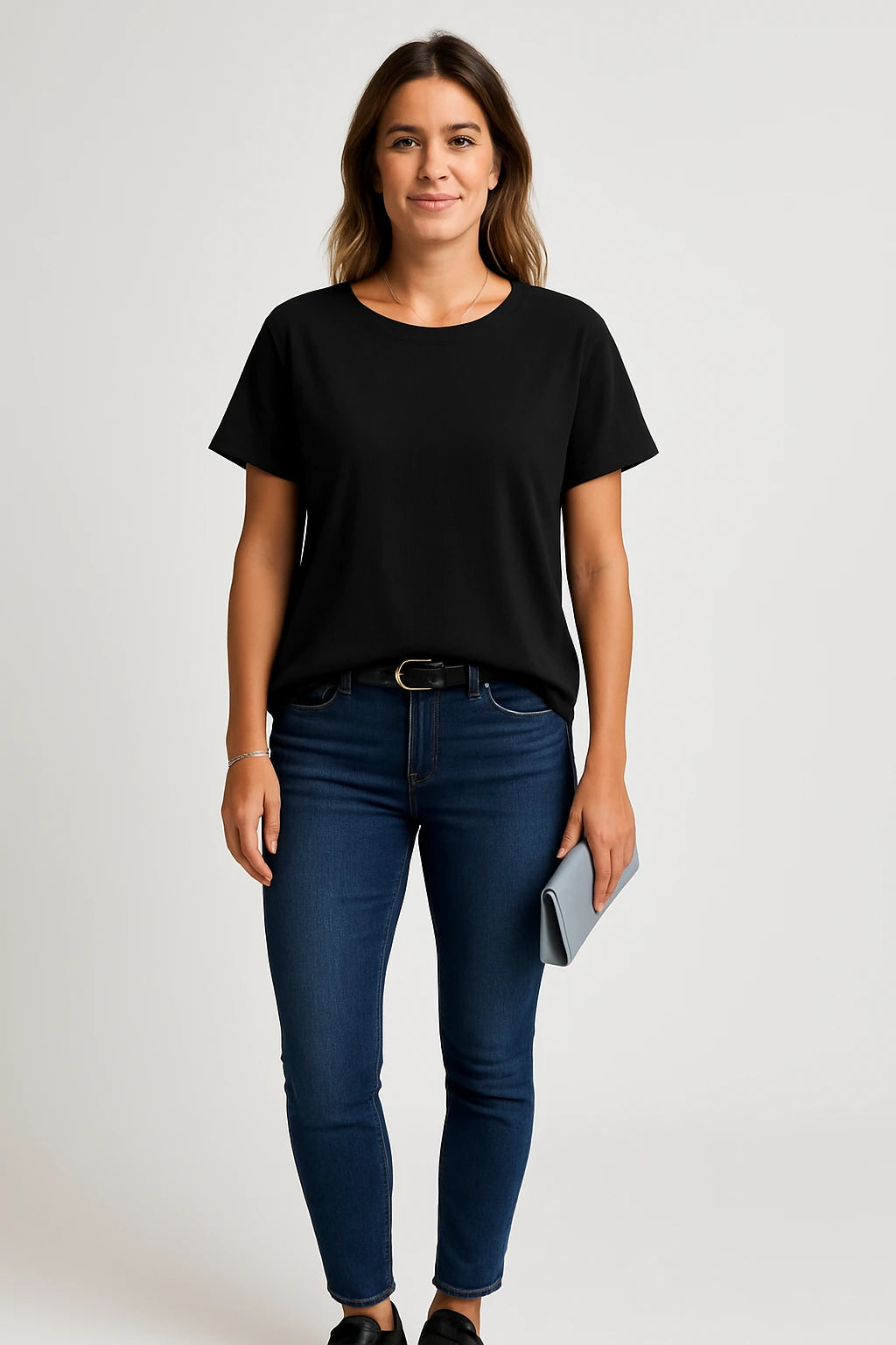 Women Summer Casual Short Sleeve Top with Loose Fit – Breathable and Versatile Design - Image 4