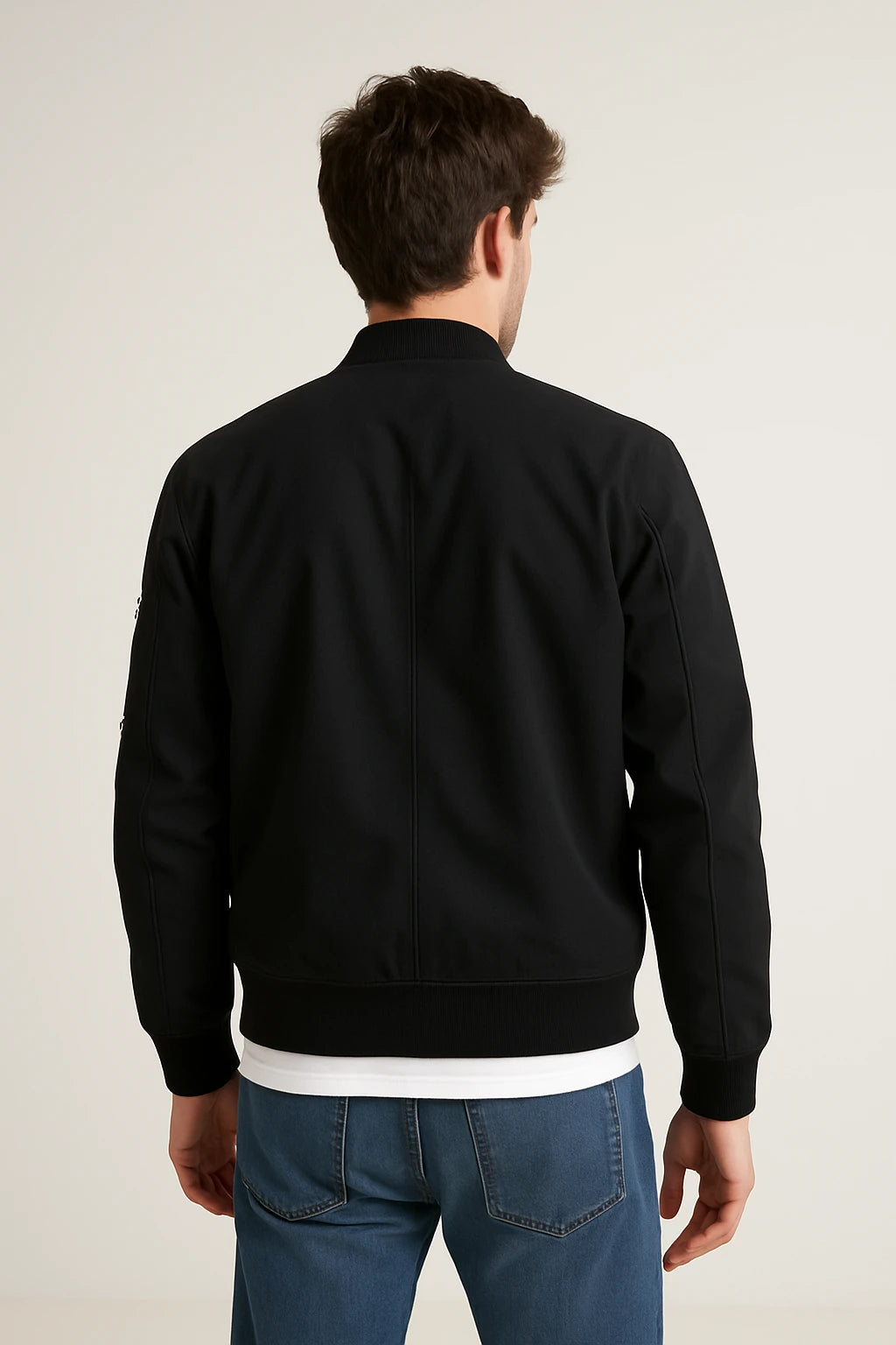 Men's Casual Bomber Jacket – Lightweight Zip-Up Outerwear
