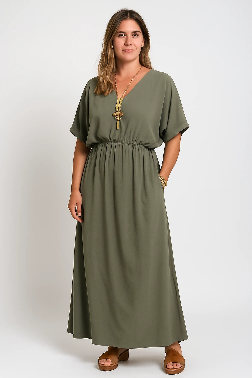 Womens Spring Dress – Ruffle Hem – Flattering Fit – Effortless Style – Perfect for Warm Days - Image 4