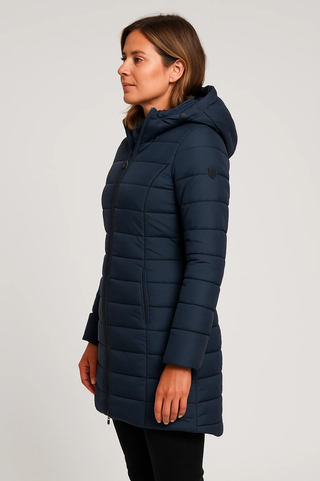 Women Winter Coat – Premium Quilted Design – Slim Fit – Insulated and Detachable Hood - Image 1