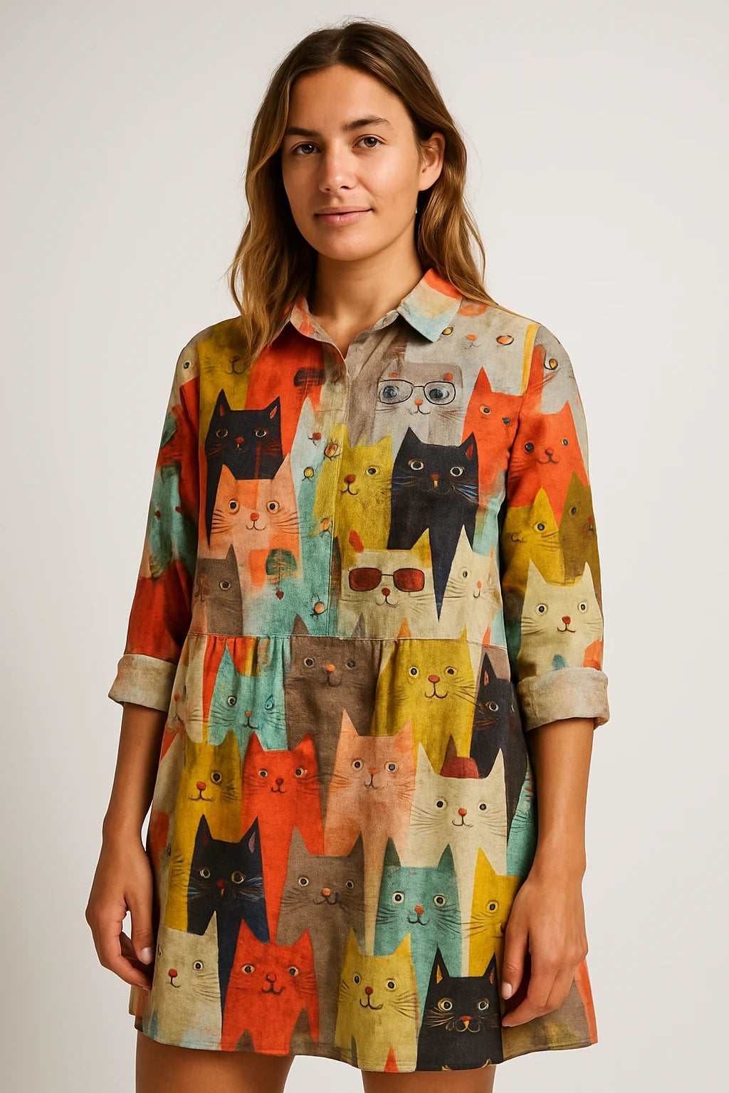 Womens Summer Top with Creative Design and Breathable Fit for Casual Occasions - Image 5