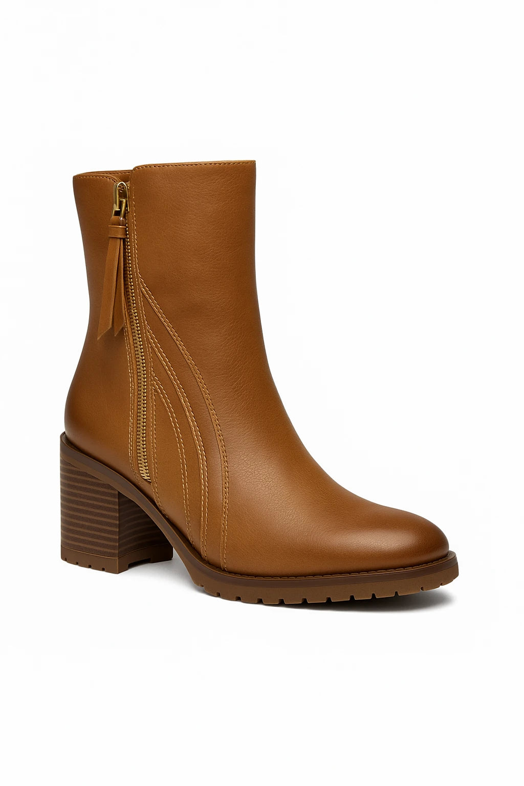 Womens All-Day Comfort Ankle Boots from Premium Leather with Elegant Style and Durable Construction - Image 1