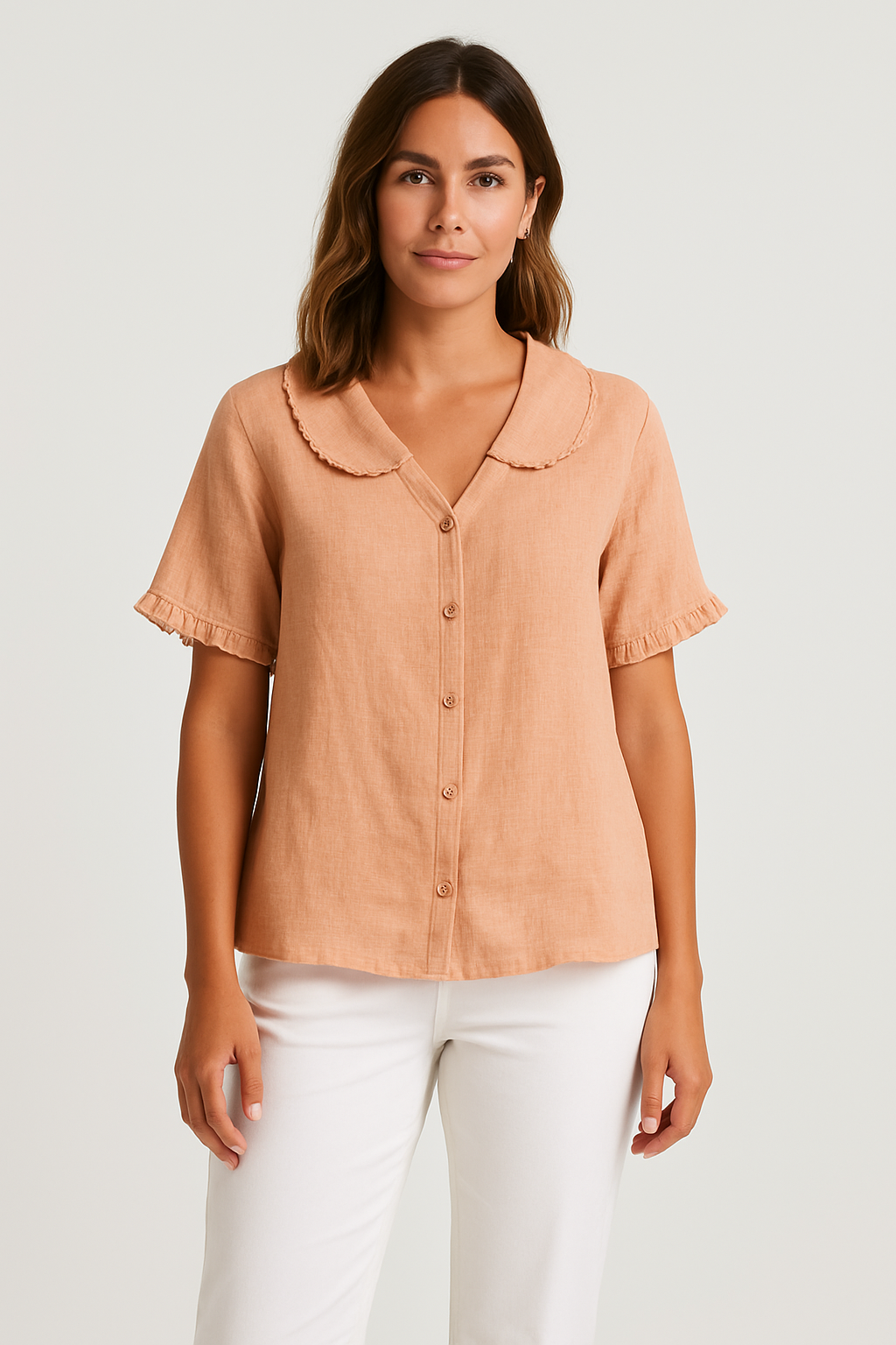 Mens Spring Shirt with Relaxed Fit – Retro Style – Lightweight and Breathable Design - Image 1