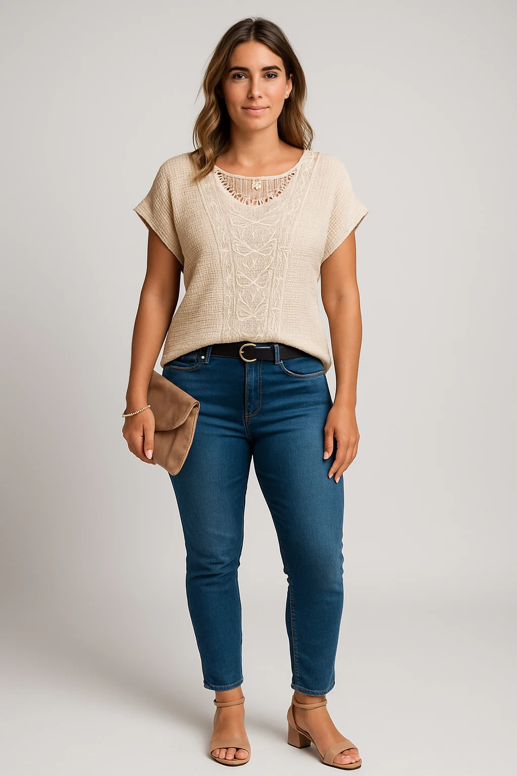 Womens Summer Shirt with Relaxed Fit and Breezy Style for Warm Weather - Image 3