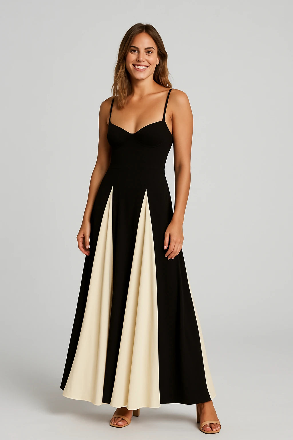 Womens Evening Maxi Dress with Elegant Fit and Fluid Movement for Special Occasions - Image 1