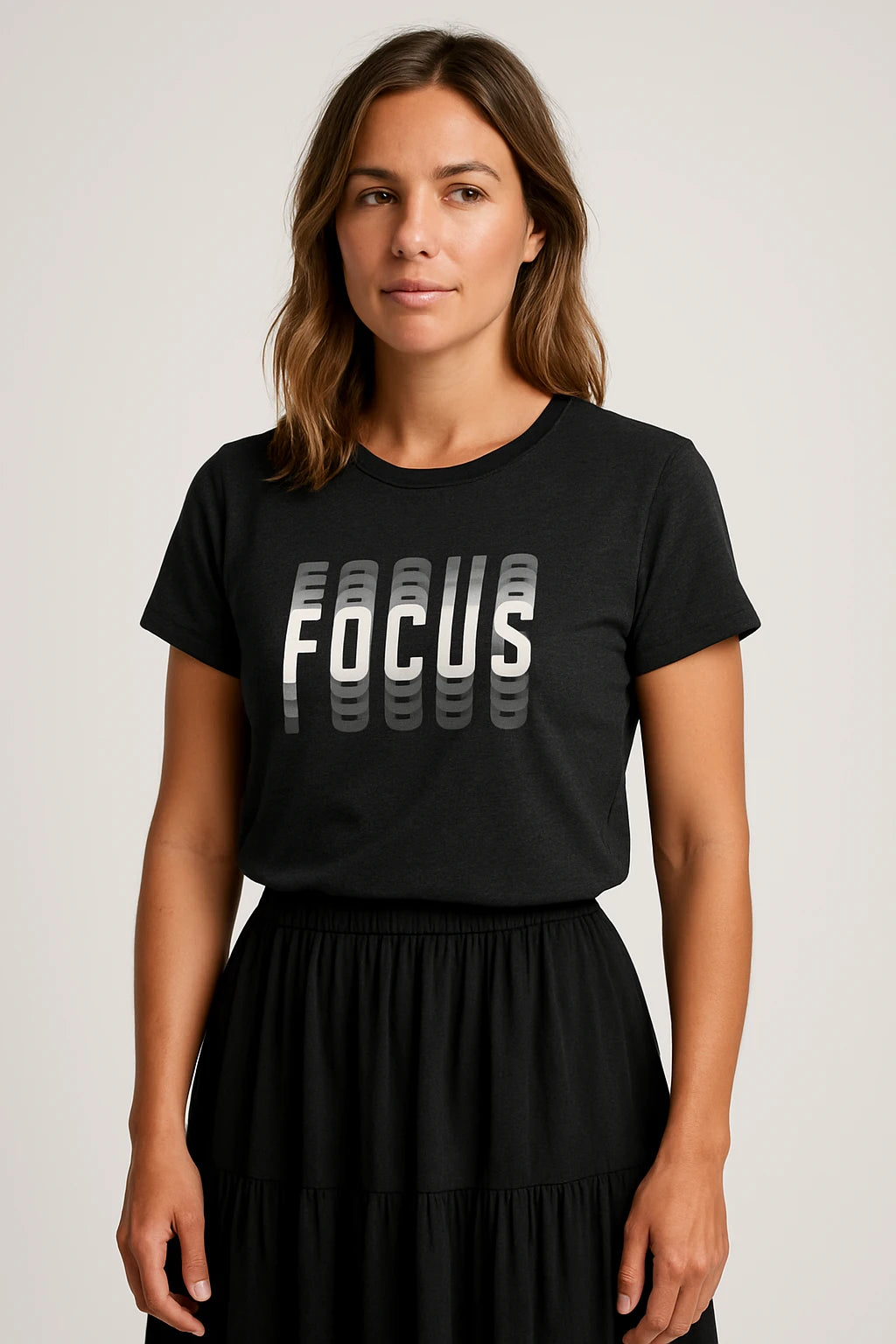 Womens Casual Graphic Print T-Shirt with Relaxed Fit and Versatile Styling - Image 1