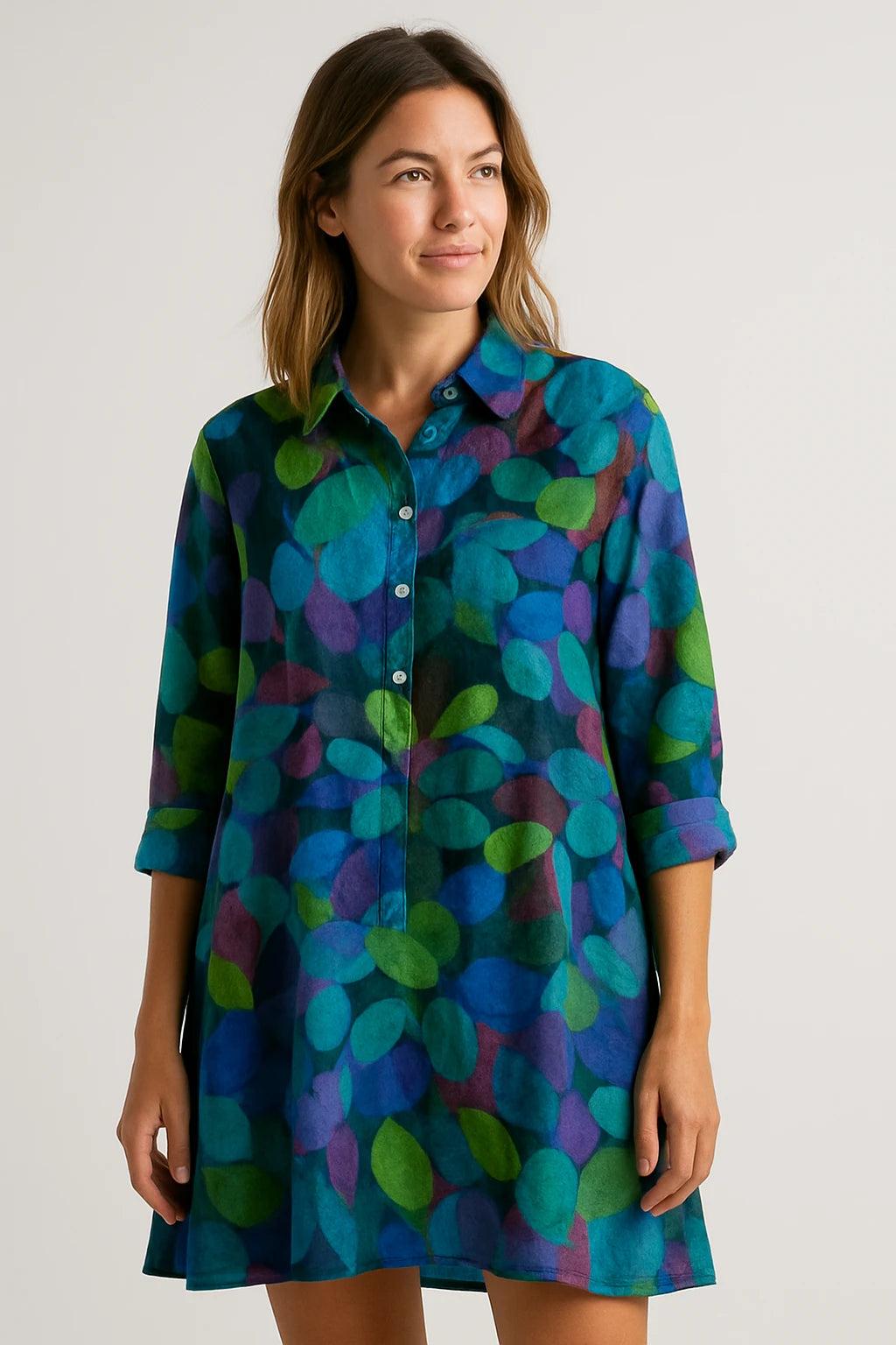 Womens All-Season Fashion Top with Relaxed Fit and Unique Design Features - Image 7