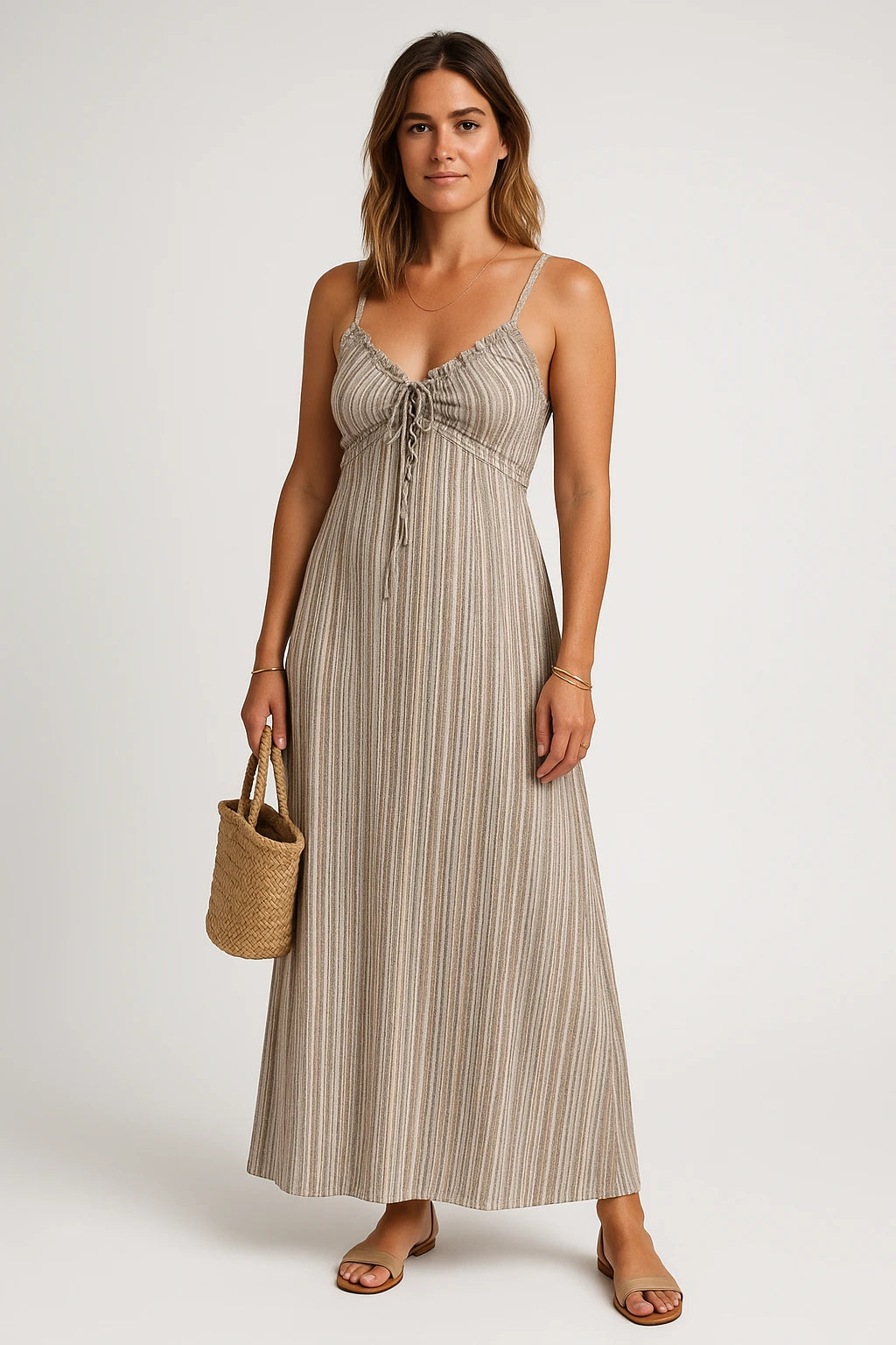 Womens Evening Dress for Formal Events with Flattering Fit and Elegant Pleated Design - Image 3