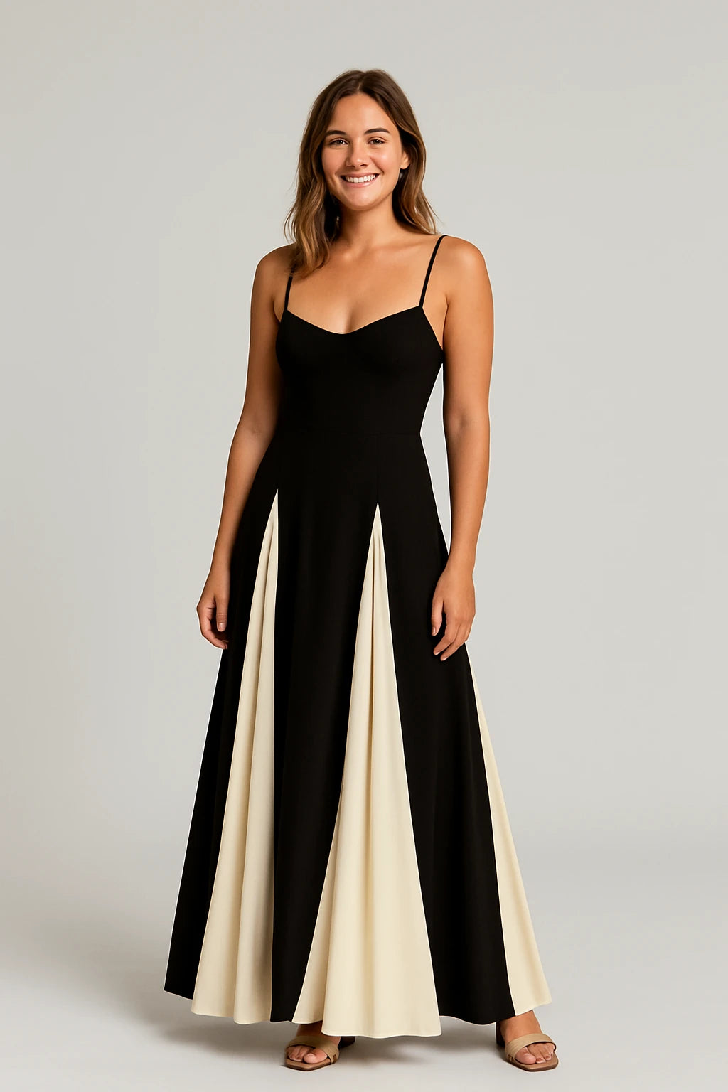 Womens Evening Maxi Dress with Elegant Fit and Fluid Movement for Special Occasions - Image 1