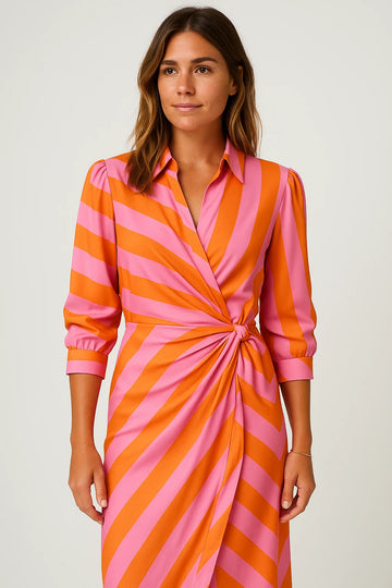 Womens Summer Wrap Dress with Adjustable Fit – Versatile Style for Any Occasion - Image 1