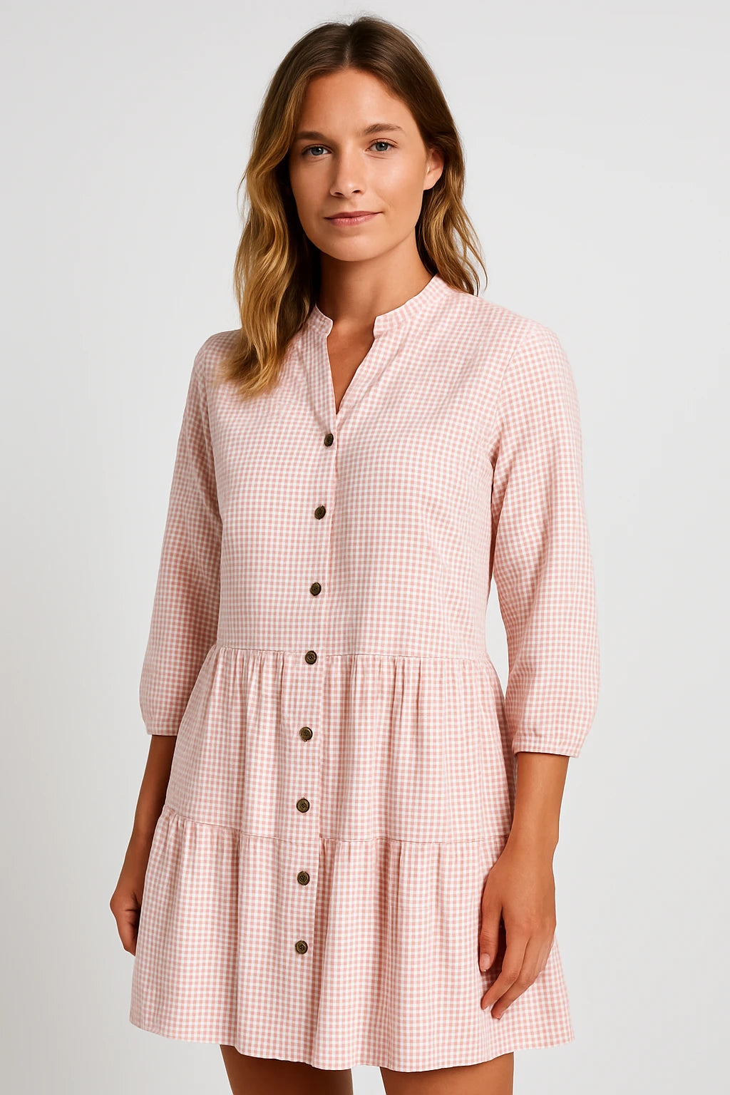 Womens Summer Dress with Casual Fit and V-Neckline for Effortless Style - Image 4