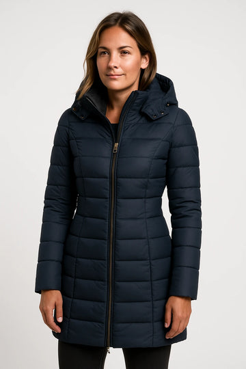 Women Winter Coat – Premium Quilted Design – Slim Fit – Insulated and Detachable Hood - Image 1