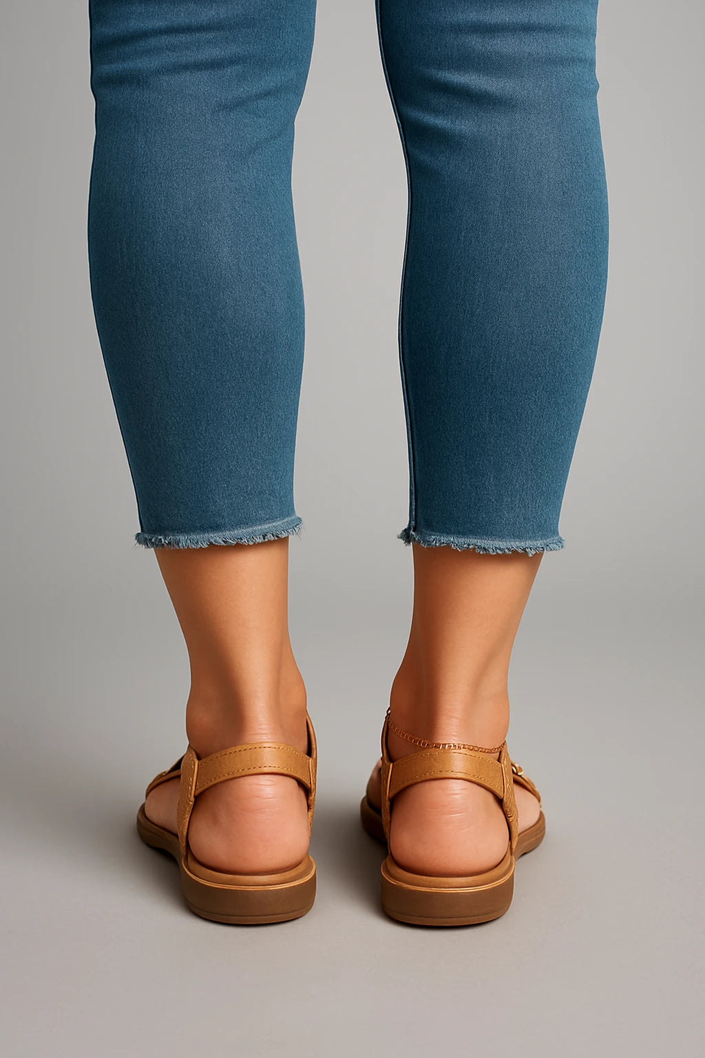 Womens Summer Flat Sandals – Vintage-Inspired Bohemian Style – Comfortable and Secure Fit - Image 1