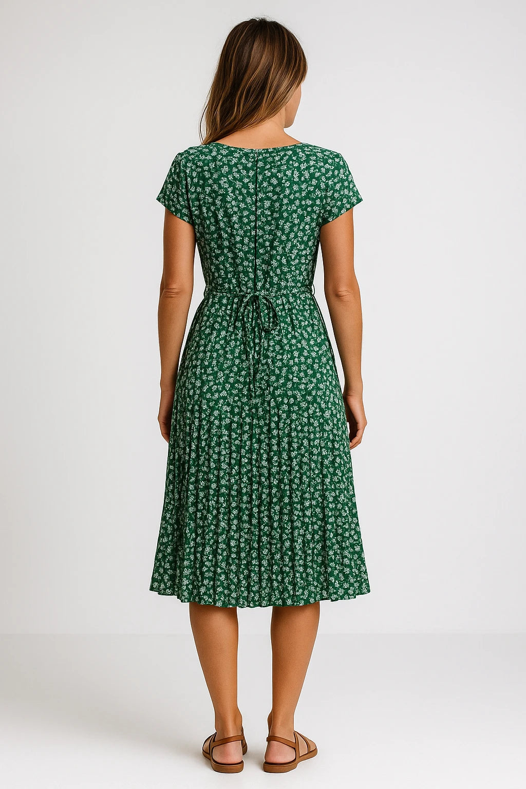 Womens Summer Dress with Regular Fit – Elegant Floral Design for Casual Outings - Image 1
