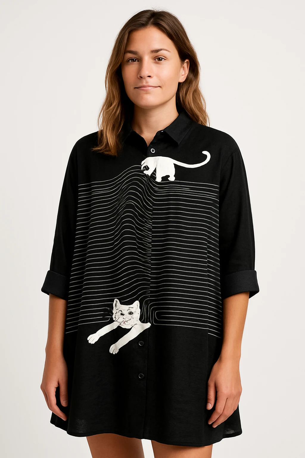 Womens Summer Top with Creative Design and Breathable Fit for Casual Occasions - Image 8