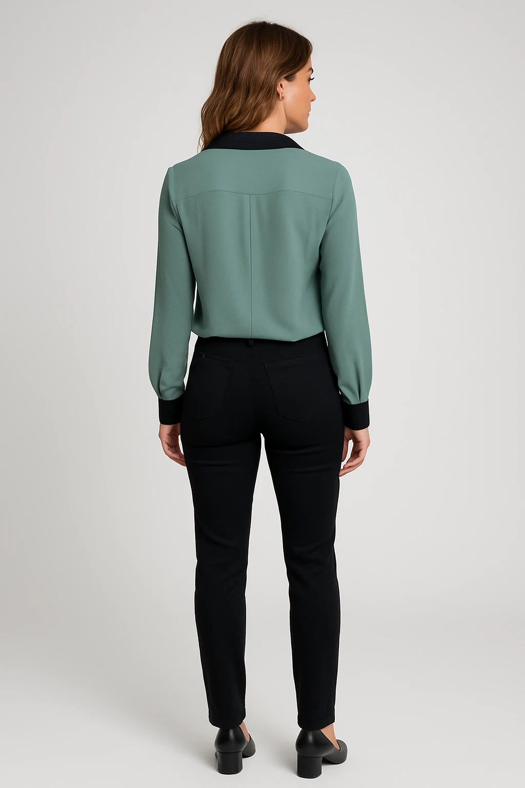 Womens Spring Blouse with Elegant Fit – Lightweight and Versatile for Office and Casual Wear - Image 3