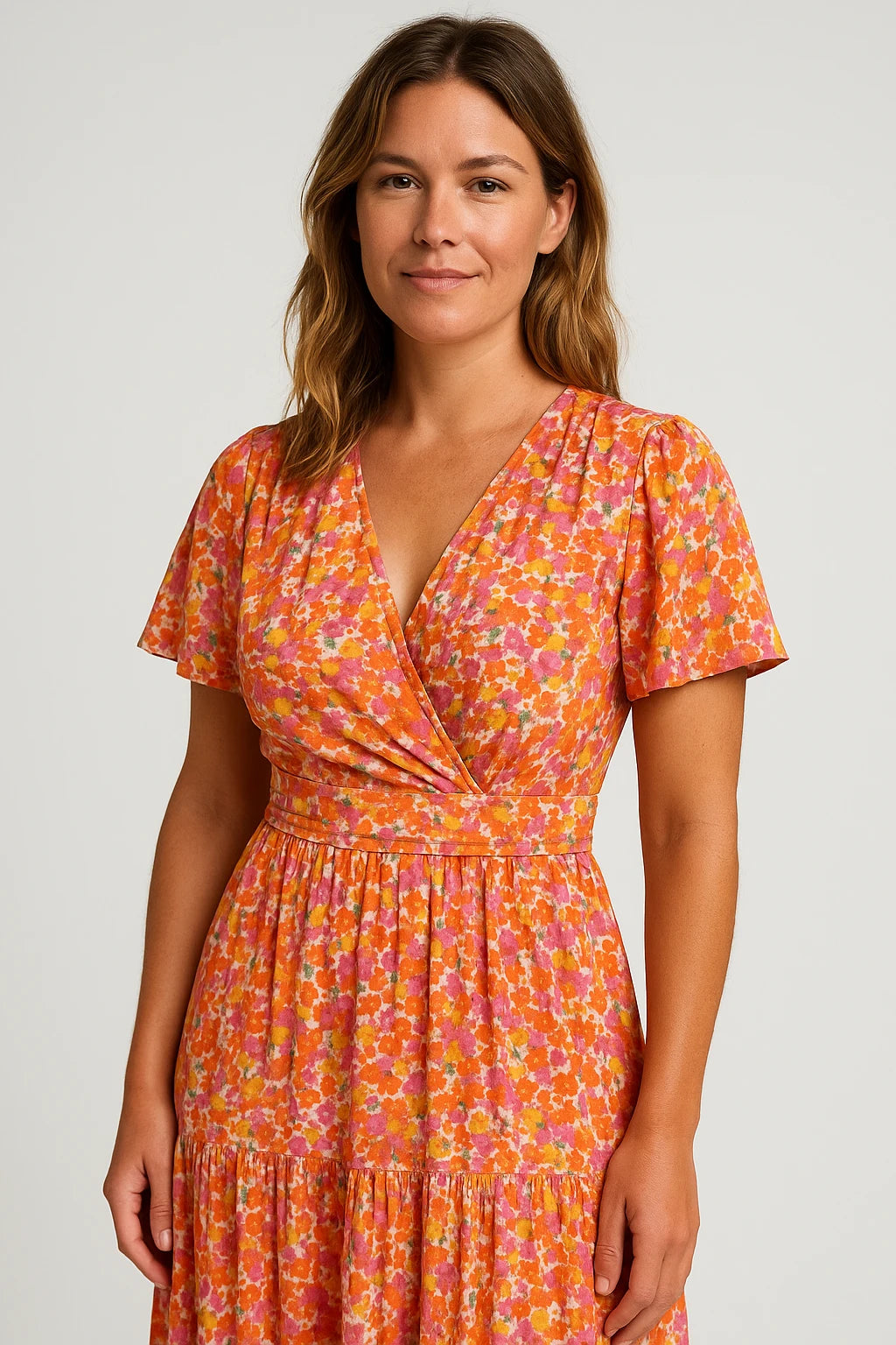 Womens Spring Dress with Ruffle Hem – Effortless Fit for Garden Parties and Beach Outings - Image 4