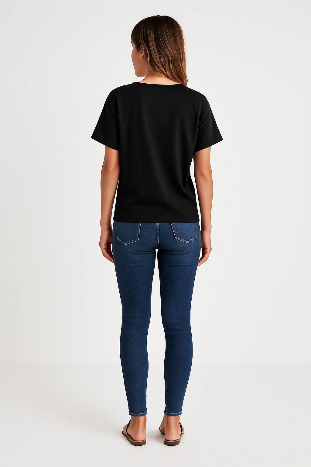 Women Summer Casual Short Sleeve Top with Loose Fit – Breathable and Versatile Design - Image 3