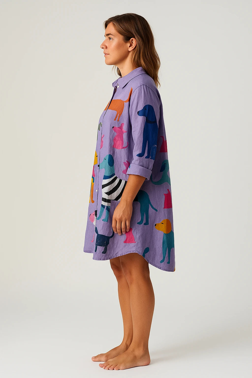 Womens All-Season Fashion Top with Relaxed Fit and Unique Design Features - Image 2