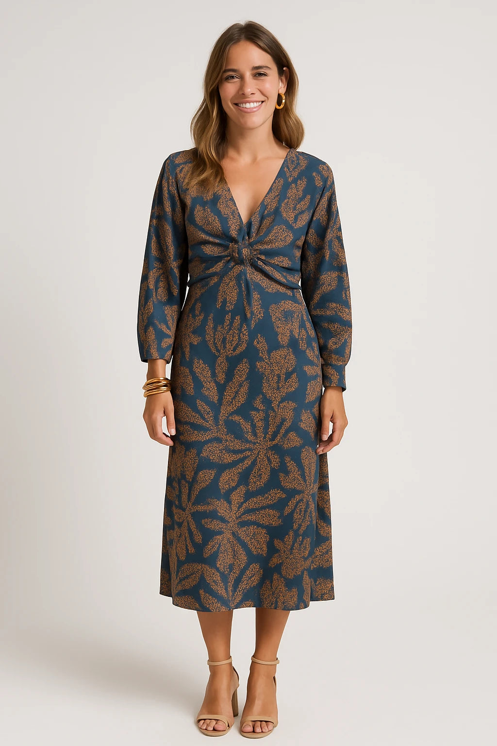 Womens Summer Wrap Dress with Adjustable Fit – Casual Chic Style for Everyday Wear - Image 3