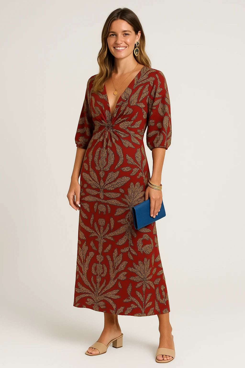 Womens Summer Wrap Dress with Adjustable Fit – Casual Chic Style for Everyday Wear - Image 15