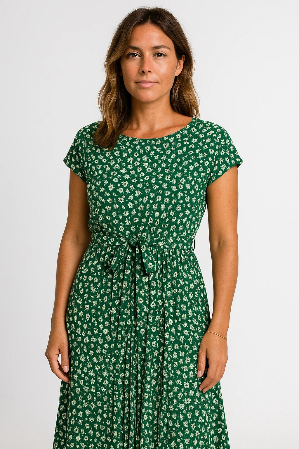 Womens Summer Dress with Regular Fit – Elegant Floral Design for Casual Outings - Image 1