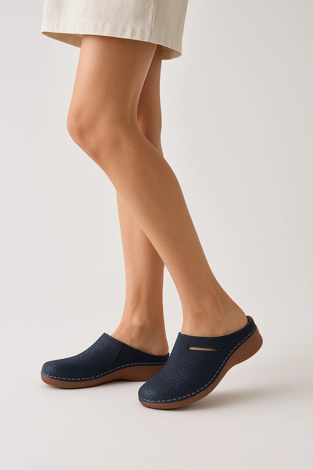 Women Summer Slip-On Sandals with Ergonomic Fit and Cushioned Sole - Image 2