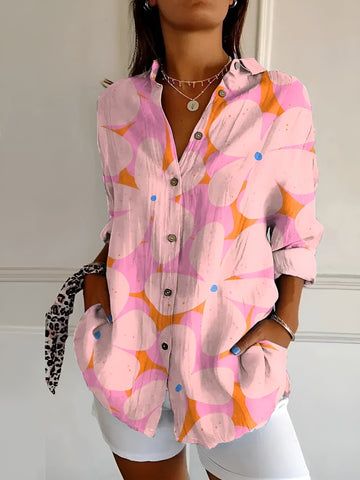Stylish Button-Down Shirt for Women | Long Sleeves