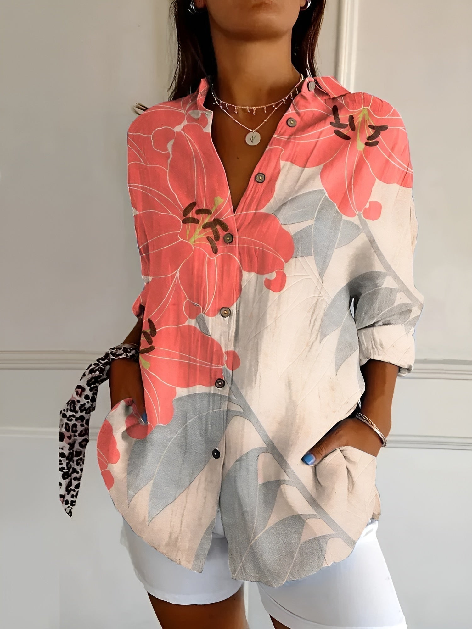 Stylish Button Down Shirt for Women | Long Sleeve