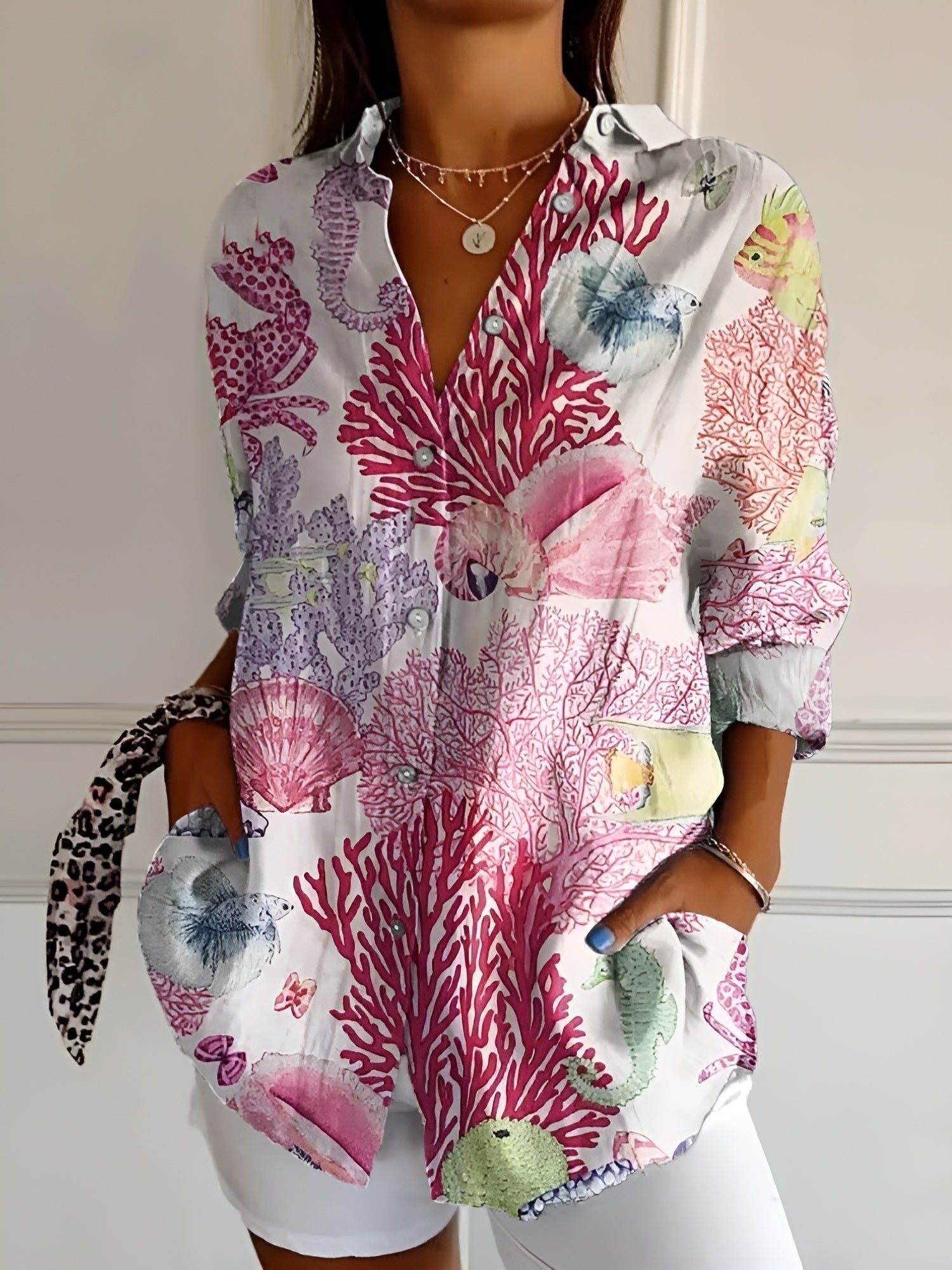 Stylish Button Down Shirt for Women | Long Sleeve
