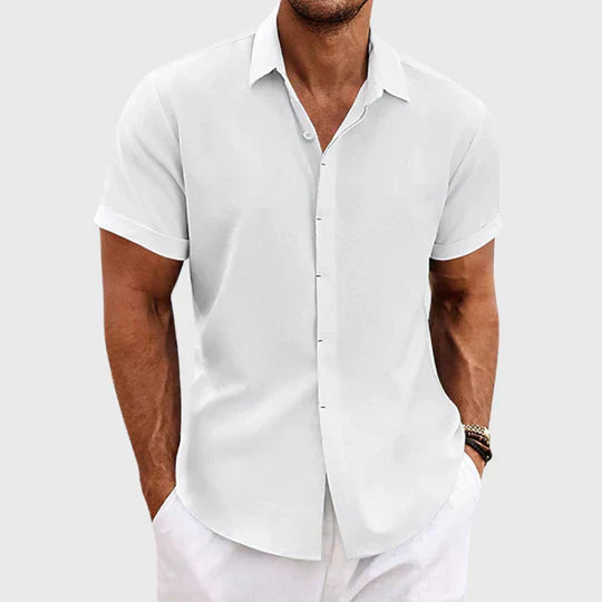 Men's Short Sleeve Summer Shirt | Button Down